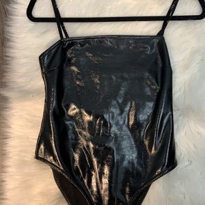 Leather bodysuit